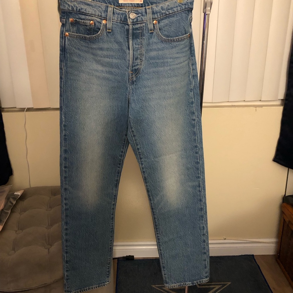 Levi's Light Blue Straight Leg Jeans